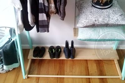 Shoe Shelf for Clothing Racks