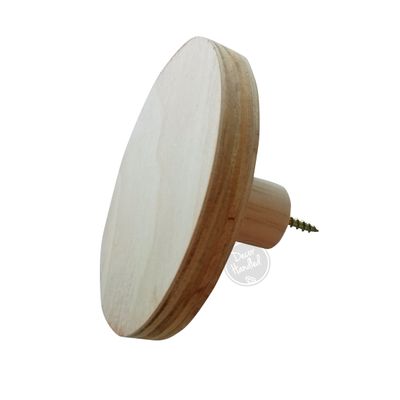 Round Spot Wall Handle - Large (Screw in or Removable)