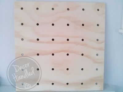 CLEARANCE Seconds Hanging Ply Pegboard 60cm x 60cm PACKAGE - ready to ship