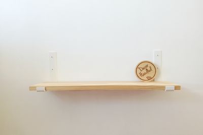 Minimalist Pine Shelf for Shelf Brackets with Lip
