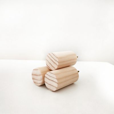 3 pack of Natural Wooden Wall Handles - Promotion