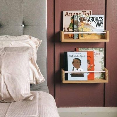 SECOND - Functional Room Shelf - 40cm with natural bar