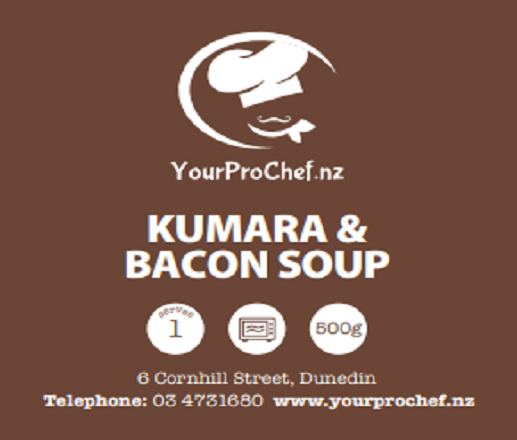 Kumara and Bacon Soup