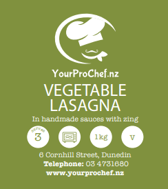 Vegetable Lasagna 1kg Tray