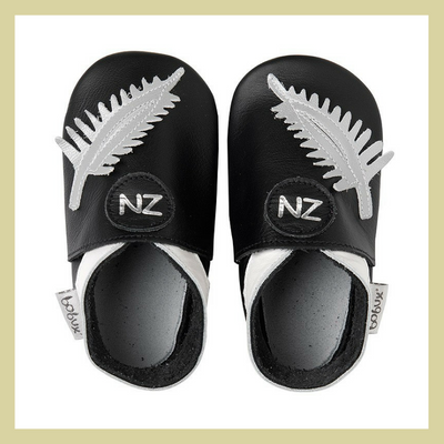 NZ Silver Fern Leather Shoes - Bobux