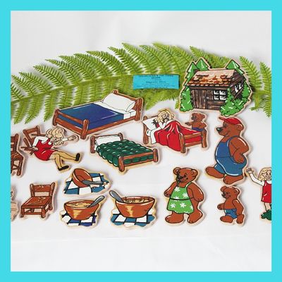 Goldilocks And The Three Bears Magnetic Story Puzzle