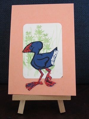 Pukeko Handmade Card
