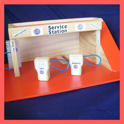 Service Station Wooden