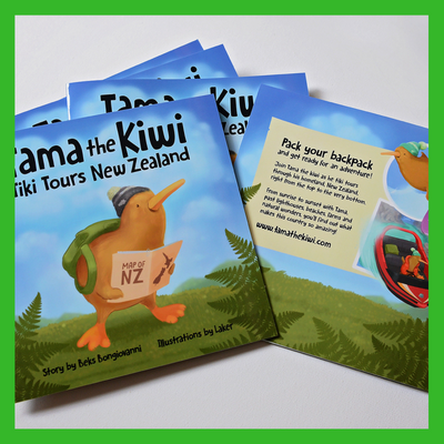 Tama the Kiwi Tiki Tours New Zealand Book