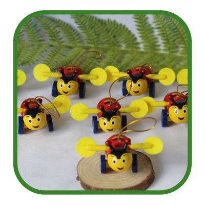 Buzzy Bee Mini Decorations Set of 8