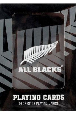 All Blacks Playing Cards