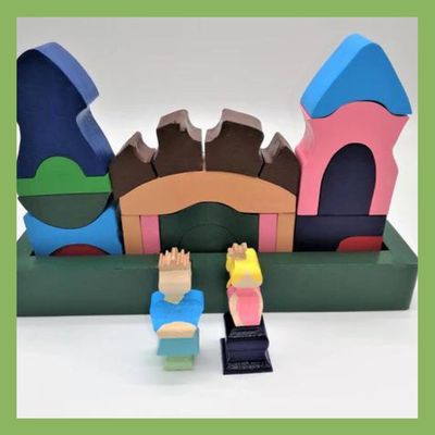 Castle Block Set-Fairy Tale King and Queen