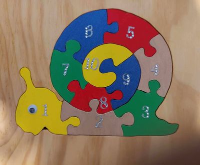 Learn To Count Snail Puzzle NOW $ 30