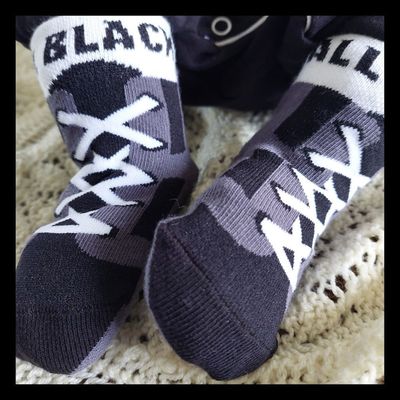 All Blacks Infant Boot Socks 6M - 1 Year