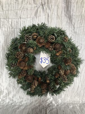 SOLD Natural Wreath - Code 10.
