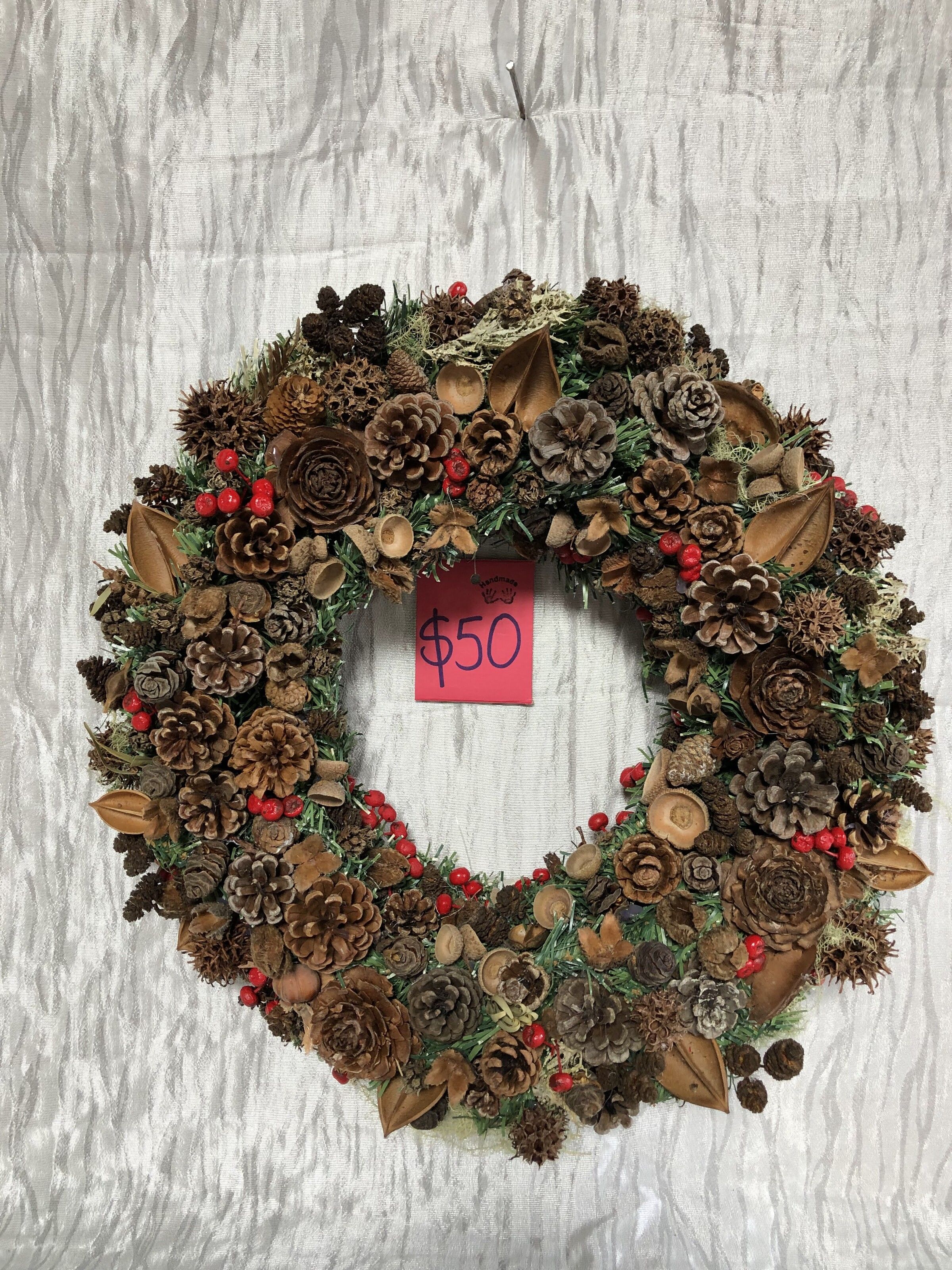 Large classic natural wreath - Code 11 SOLD