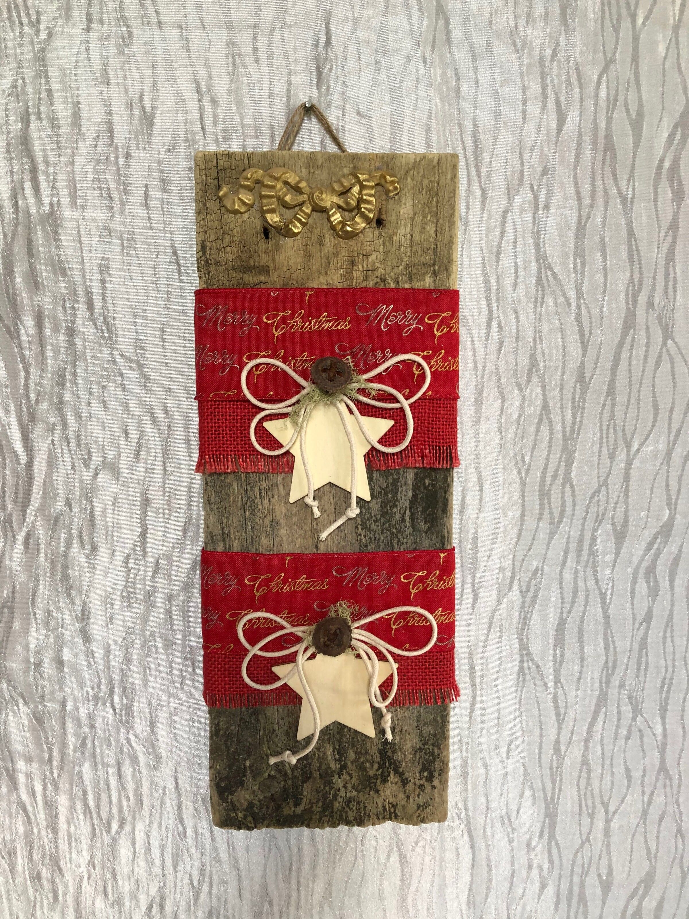 Christmas theme wooden wall decoration - Code 34 SOLD