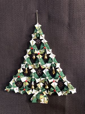 Patchwork Christmas tree - Code 38 SOLD