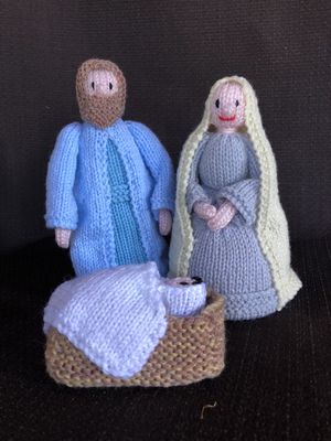 Joseph, Mary and baby Jesus set.- Code 22 ALL SOLD