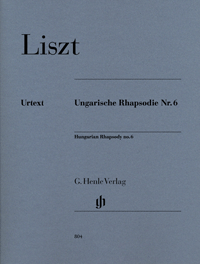 Hungarian Rhapsody no. 6 - F. Liszt - CLEARANCE - was $19.95