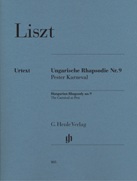 Hungarian Rhapsody no. 9 (The Carnival at Pest) - F. Liszt - CLEARANCE - was $24.95