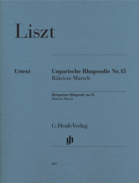 Hungarian Rhapsody no. 15 (Rakoczi March) - F. Liszt - CLEARANCE - was $20.95