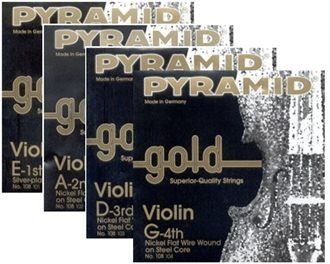 Pyramid Gold Violin Single Strings