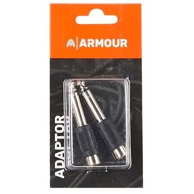 Armour Adaptor RCA &gt; 1/4 TS - Pack of 2