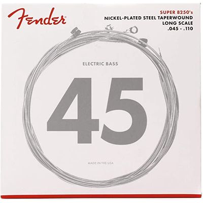 Fender Bass Guitar Strings - Nickel Plated Roundwound Taperwound