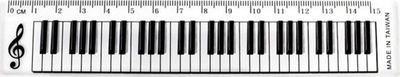 Keyboard Design 15cm Clear Ruler