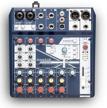 Soundcraft 2-Mono 3-Stereo Mixer w/USB i/o + FX