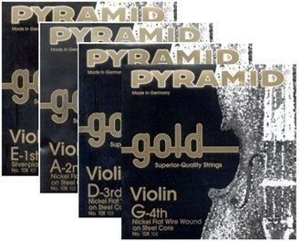 Pyramid Gold Violin Single Strings