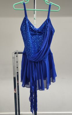 Blue Sequin Dress - Size Child 8