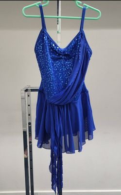 Blue Sequin Dress - Size XSM