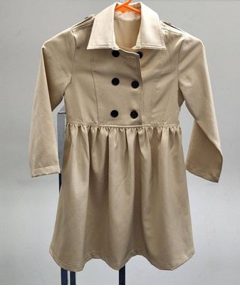 Tan Jacket Dress - Size Child 8-10