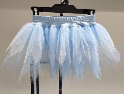Blue Tulle Skirt - Size Child 10