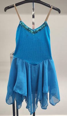 Bright blue dress - Size Child 8