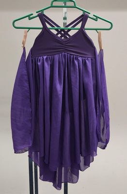Purple dress - Size Child M