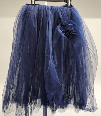 Navy blue tulle skirt - Size Adult Small