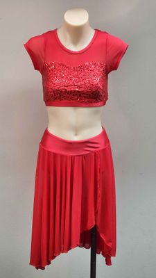 Red two piece - Size Child XL