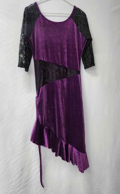 Purple/Black Dress