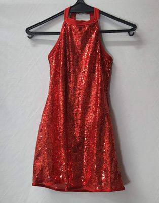 Red Sequin Dress