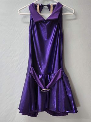 Purple Foil Dress