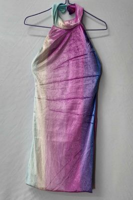 Ombre Velvet Dress