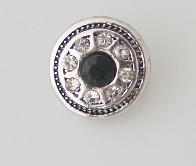 Small Top - Ring of Bling with Black Centre
