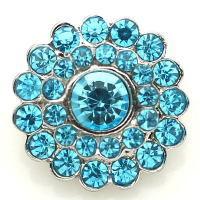 Large Top - Bling Turquoise Flower