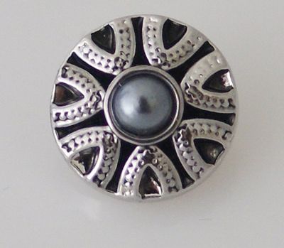 Small Top - Silver with blue pearlescent