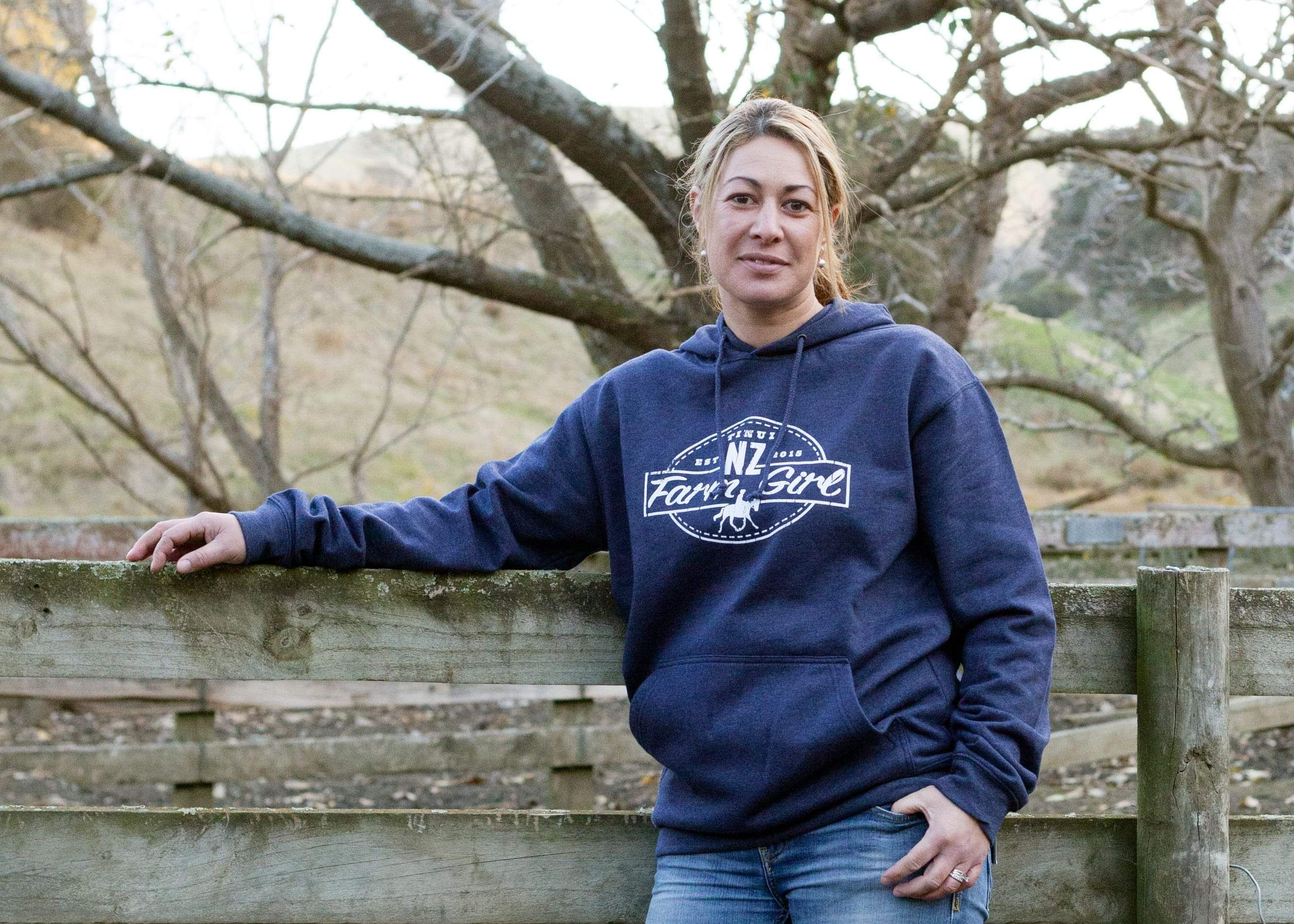 NZ Farm Girl women's hoodie farm clothing