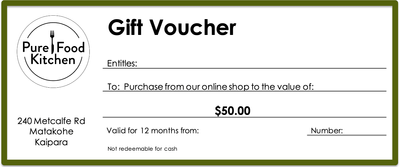 V2. Product Gift Voucher - $50.00