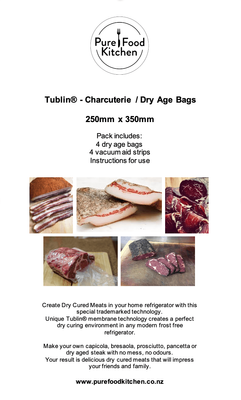 2. Tublin&reg; - Charcuterie / Dry Age Bags 250mm x 350mm